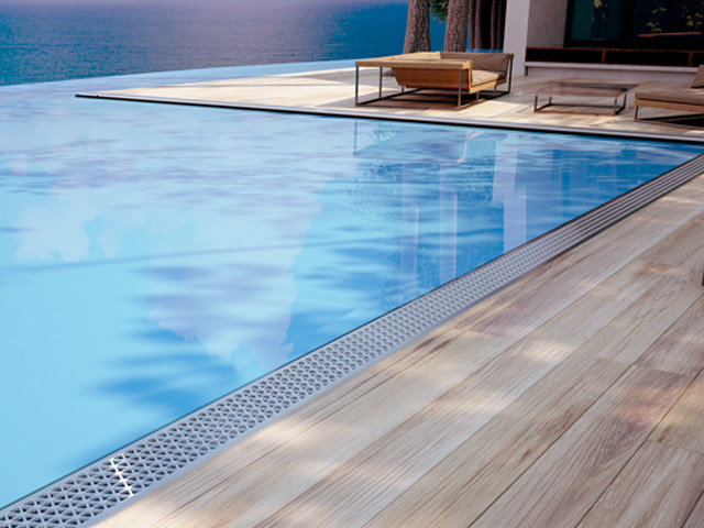 Sleek Finish for Pool Surrounds